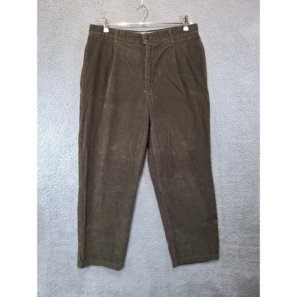 Field Gear Mens Size 36x30 (34x29) Pleated Corduroy Style Pants Casual Trousers‎
